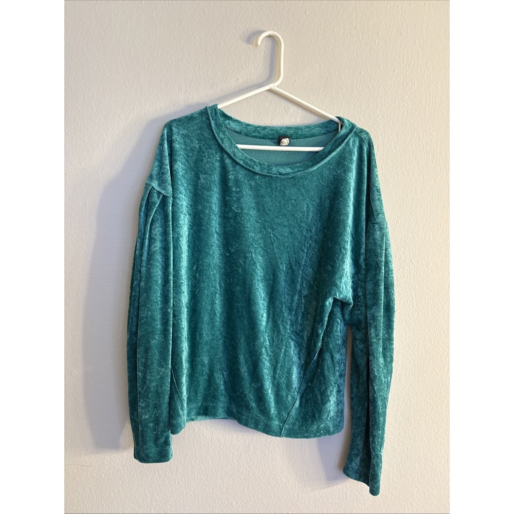 We The‎ Free Aqua Velvet Sweater Sz Medium